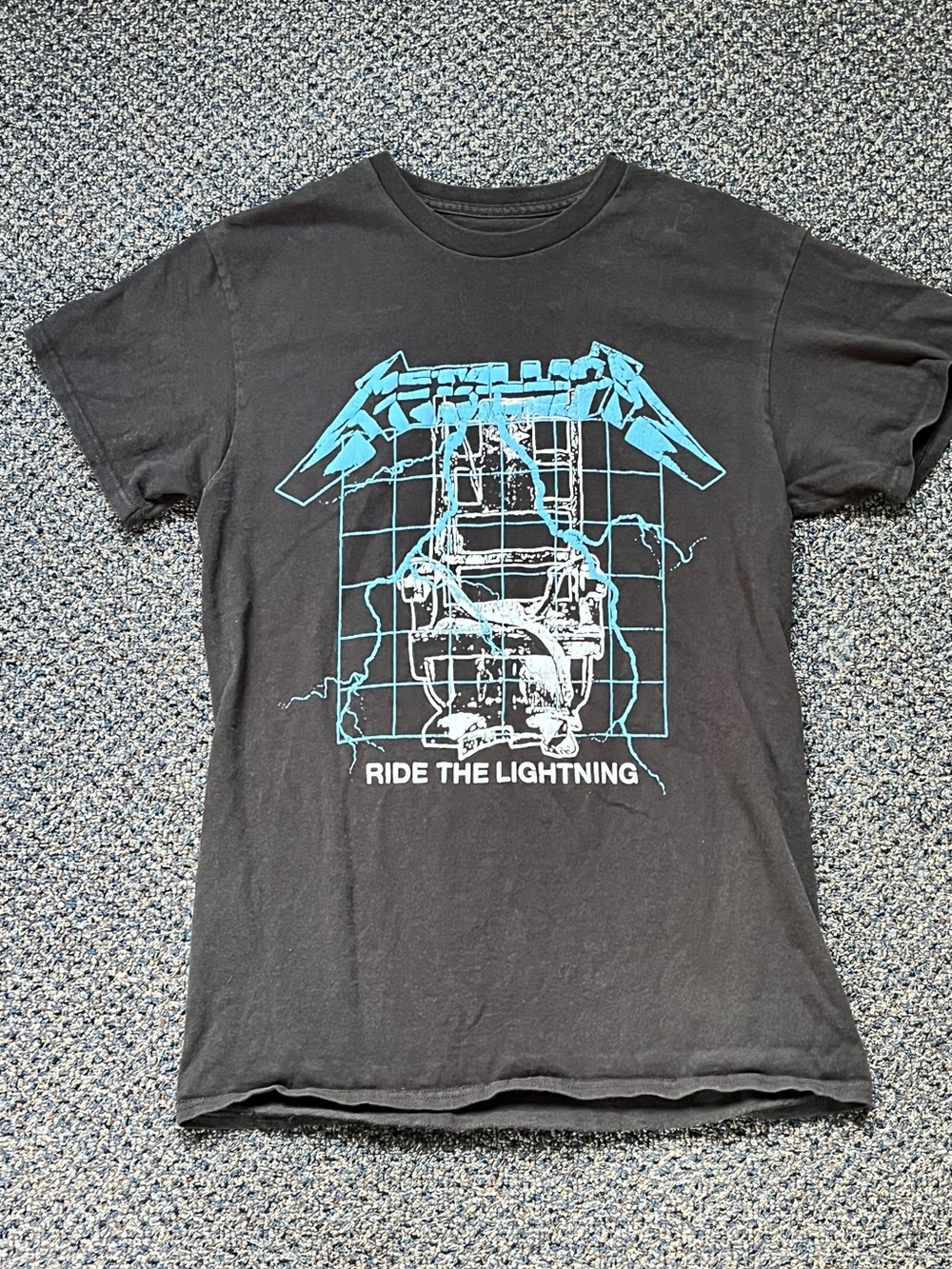 Metallica “Ride The Lightning" Black Graphic T-Shirt